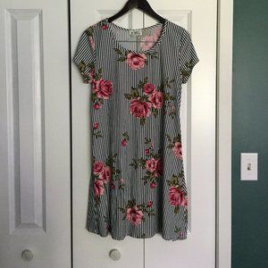 Floral Shirt Dress